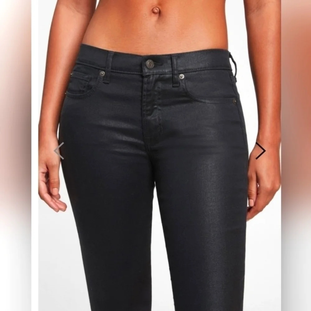 GAP Black Mid Rise True Skinny Black  Jeans Womens‎ Size 30